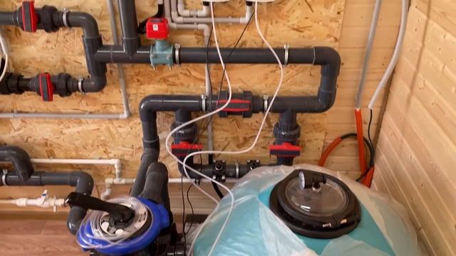 Скиммерный бассейн с чёрной пленкой/Как построить бетонный бассейн/Spa-li/Бассейн в 2021году