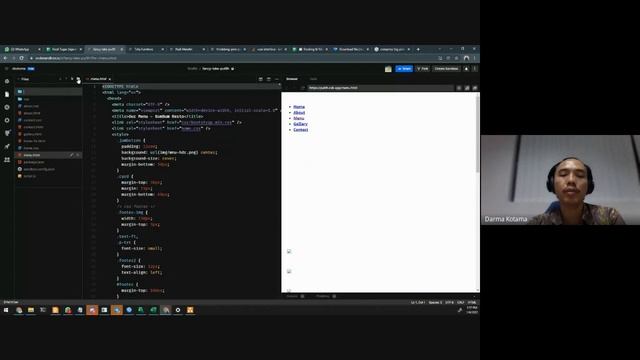 Cara Hosting Website Portofolio HTML Gratis dengan Codesandbox.io смотреть онлайн