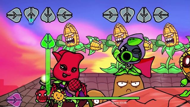 РАСТЕНИЯ ПРОТИВ ЗОМБИ в Фрайдей Найт Фанкин | Plant's Night MOD Friday Night Funkin | PVZ X FNF мод смотреть онлайн