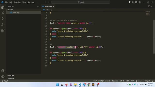 PHP Class Eight | 6M смотреть онлайн
