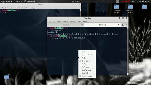 How to Stop the net from the callers on the same network using kali Linux смотреть онлайн