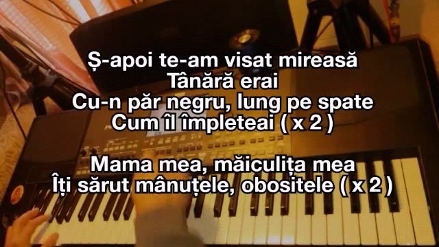 Te-am visat aseară mamă (Mi ' min) - KARAOKE смотреть онлайн