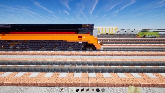 Minecraft Southern Pacific 4449 Daylight Train Tutorial смотреть онлайн