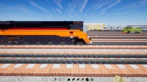 Minecraft Southern Pacific 4449 Daylight Train Tutorial