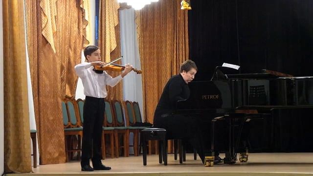 И. С. Бах "Сицилиана" (Хоменко Степан 11 лет) смотреть онлайн