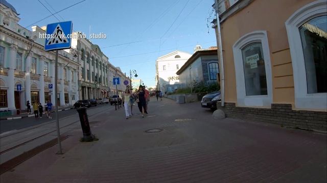 На самокате по ул. Рождественской. Нижний Новгород. смотреть онлайн