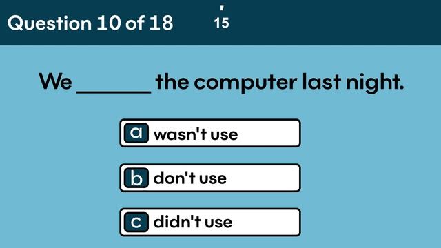 Past Simple | Grammar test смотреть онлайн