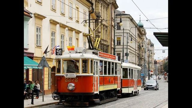 Трамваи в Праге смотреть онлайн