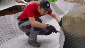 Как смонтировать внешний угол с профилированной мембраной PLANTER