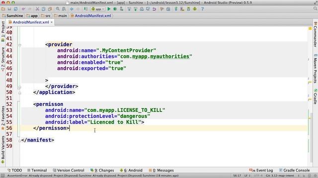 Making your ContentProvider Accessible - Developing Android Apps смотреть онлайн