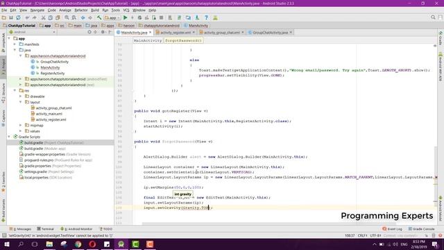 Group Chat App using Firebase in Android Studio PART 6 (Forgot Password) смотреть онлайн