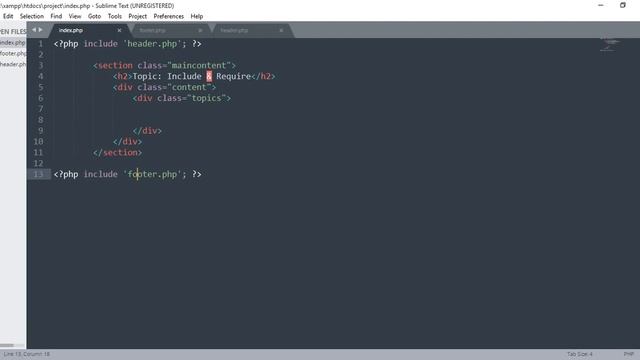 PHP Fundamental Tutorial-31(Include & Require) смотреть онлайн