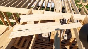 Лаги второго этажа. Межэтажное перекрытие. КАРКАСНЫЙ ДОМ. СТРОЮ ОДИН. Часть 9.