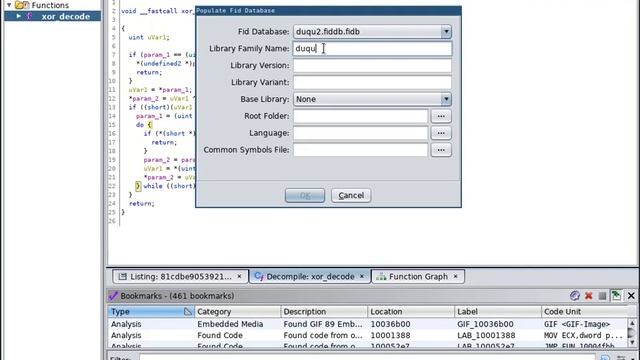 Ghidra: FunctionID (to Identify Libraries And Code Reuse)