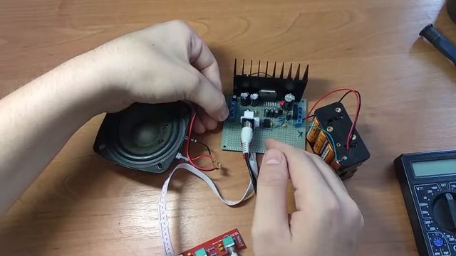 Усилитель 2.1 на основе TDA7377 смотреть онлайн