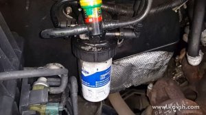 Не забывайте обращать внимание на индикатор загрязнения топливного фильтра на Ford Transit 2.4D TDC