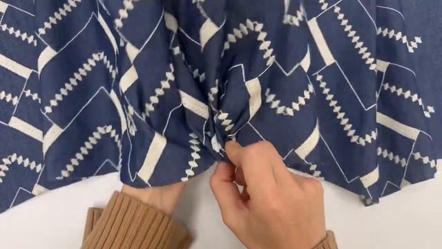 Вышивка рубашечном на джинсовом хлопке Геометрия 10102330 смотреть онлайн