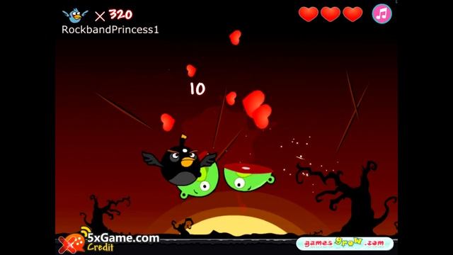Angry Birds Ninja Fruit Online Game