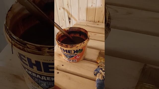 Как правильно наносить краску на древесину?! смотреть онлайн