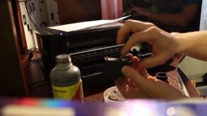 Canon. Заправка картриджа и обнуление чернил.