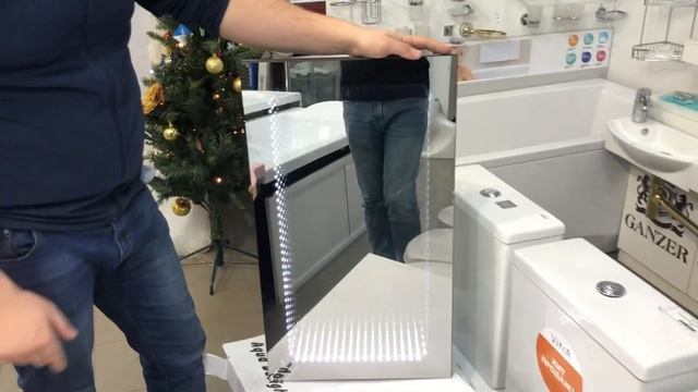 Зеркало 3д Зеркало тоннель и зеркало бесконечности Обзор. смотреть онлайн