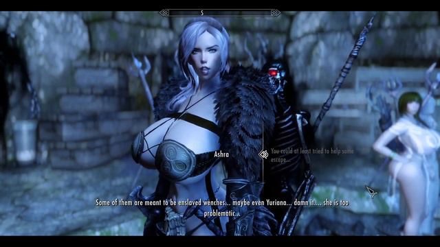 The Harem Scroll of Ashra: Meet and talk with Ashra - Buxom Wench Yuriana Mod [NSFW] смотреть онлайн