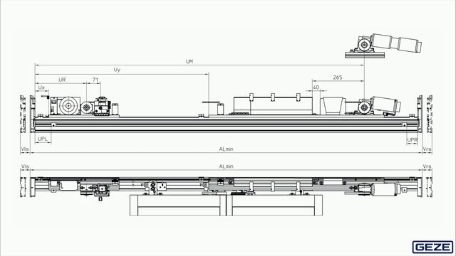 Монтаж автоматической двери GEZE ECdrive T2 смотреть онлайн