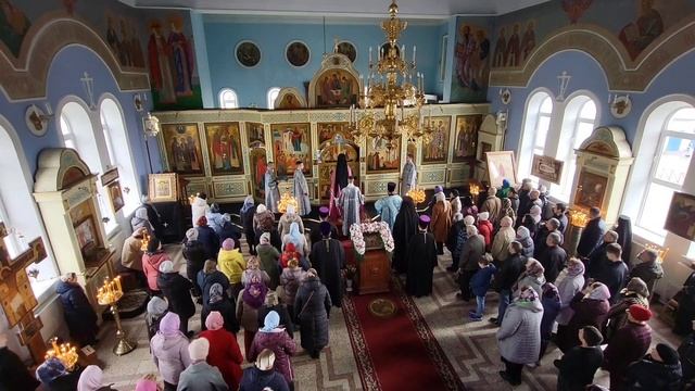 Фрагмент встречи архиерея в праздник Благовещения Пресв. Богородицы | Покровская церковь | Тираспол смотреть онлайн