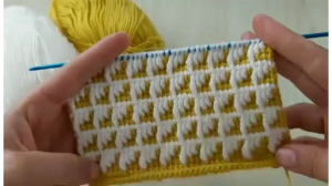 Узор крючком - Тунисское вязание - Вязание крючком