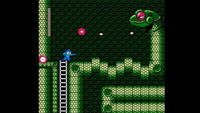 Dendy (Famicom,Nintendo,Nes) 8-bit MegaMan (RockMan) 3 part SnakeMan stage