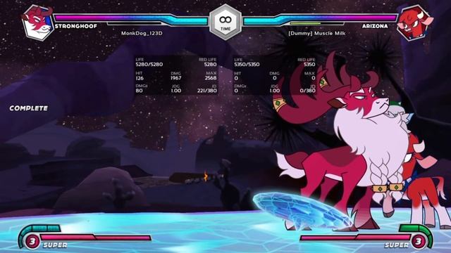 Them's Fightin' Herds Stronghoof combos смотреть онлайн