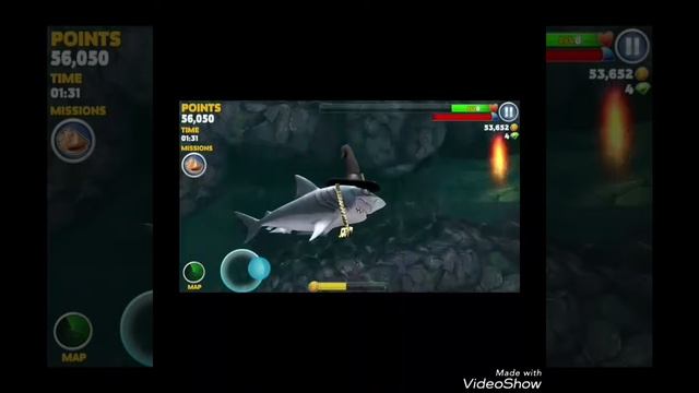 HUNGRY SHARK GAME| MEGALODON VS dunkleosteus смотреть онлайн