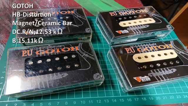 Cha tolan♫ GOTOH Pickups HB-Distortion HB-classic смотреть онлайн
