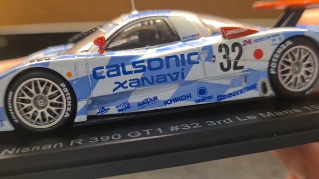 Spark 1/43 Nissan R390 GT1 1998 Le Mans 3.rd  Aguri Suzuki, Kazuyoshi Hoshino,  Masahiko Kageyama