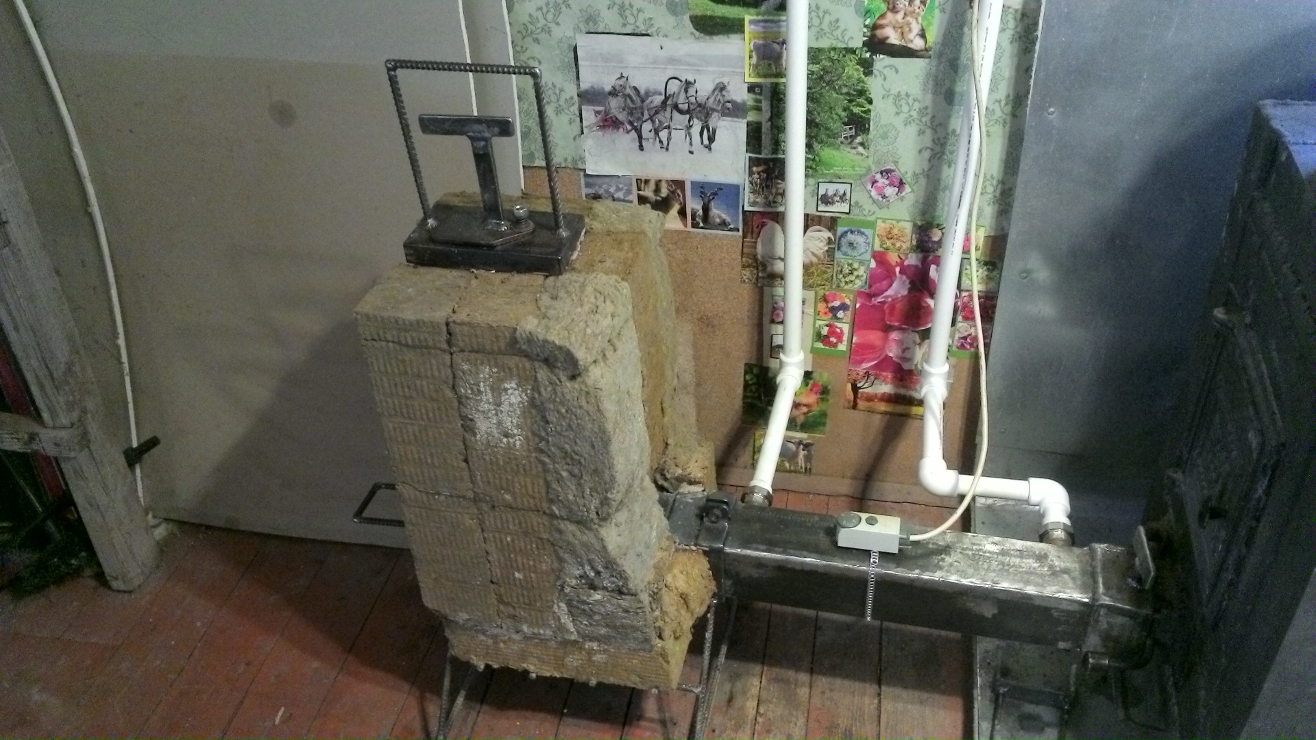 Ракетная печь после утепления заработала.mp4 смотреть онлайн