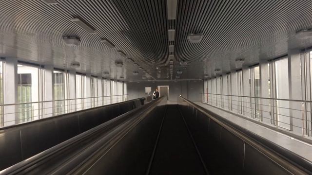Новое - первый переход с траволаторами в Москве