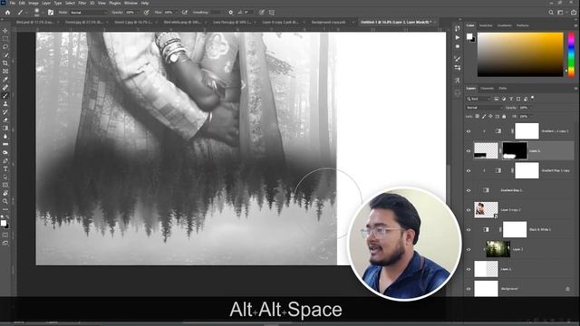 Master Double Exposure in Photoshop: Easy Step-by-Step Bangla Photoshop Tutorial for Beginner смотреть онлайн