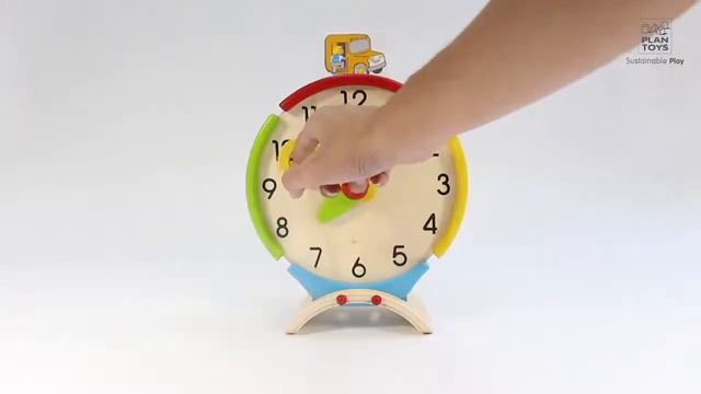 Развивающая игрушка Часы от Plan Toys Activity Clock смотреть онлайн