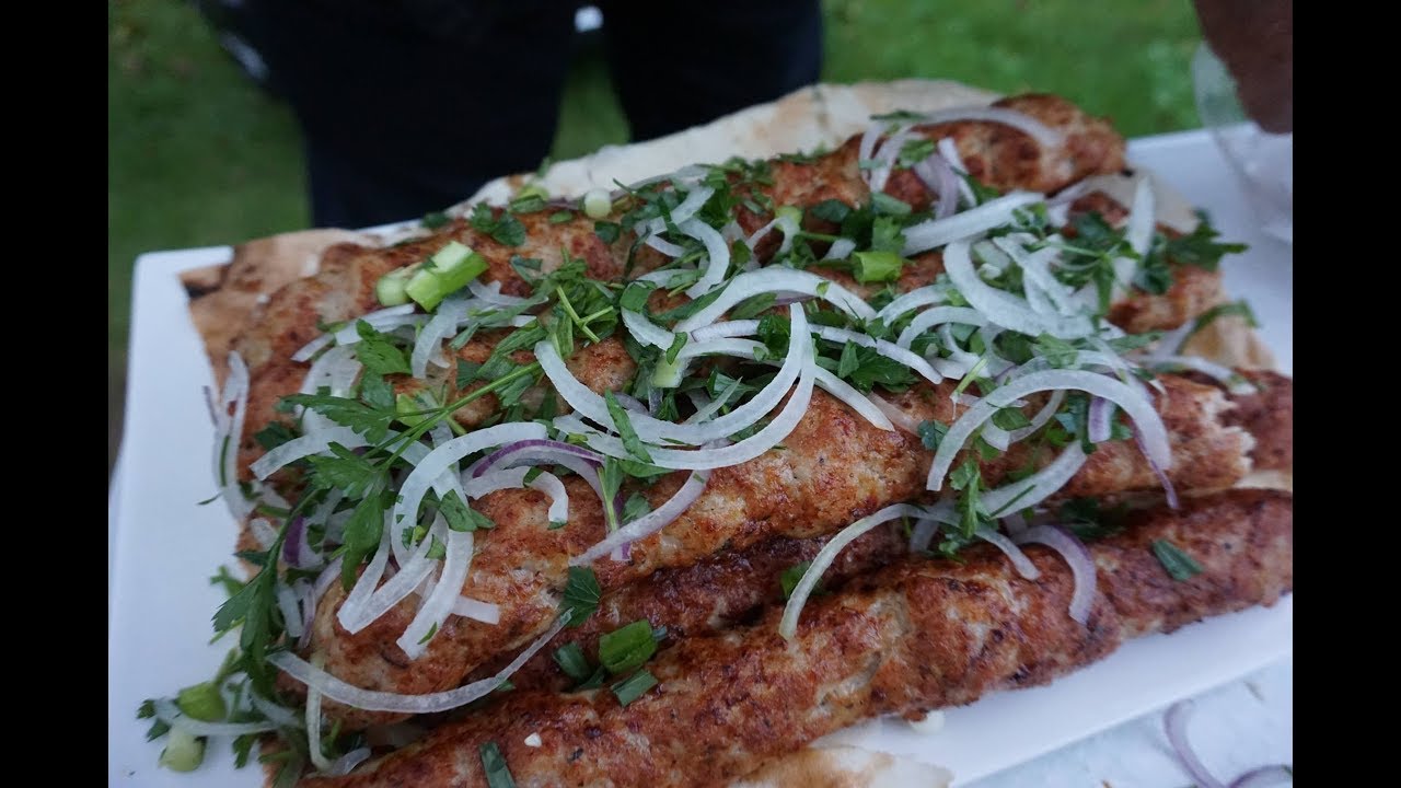 Caucasian chicken kebab_Люля кебаб из курицы смотреть онлайн