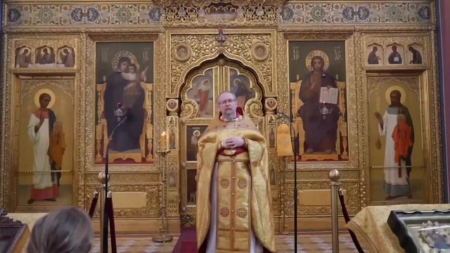 14.02.2021 Проповедь о. Владимира на Литургии. Предпразднство Сретения Господня. Мч. Трифона смотреть онлайн