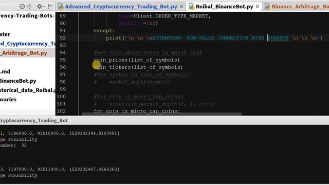 Crypto Triangular Arbitrage in Binance With Python 2 - Live Coding смотреть онлайн