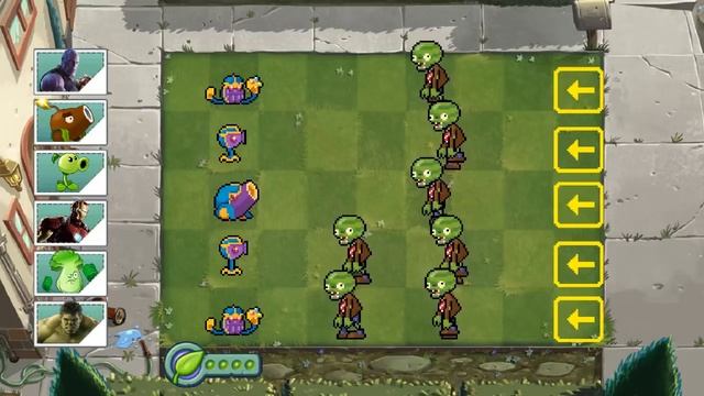 Plants vs Zombies Fusion Hack Animation ( Coconut Cannon + Thanos ) смотреть онлайн