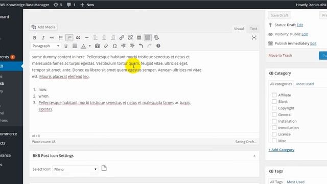 How To Add A New KB Post | BWL Knowledge Base Manager | WordPress Plugin смотреть онлайн