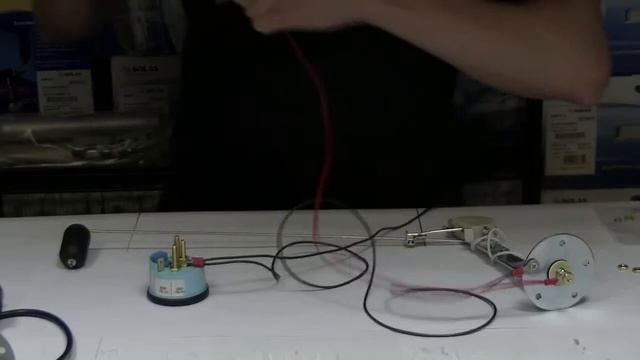 Подключение указателя уровня топлива Ultraflex