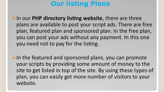 PHP script PHP directory listing website Open source PHP script смотреть онлайн