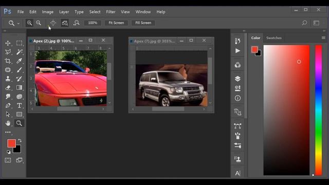 Photoshop cc 2017- Zoom & Hand Tools смотреть онлайн