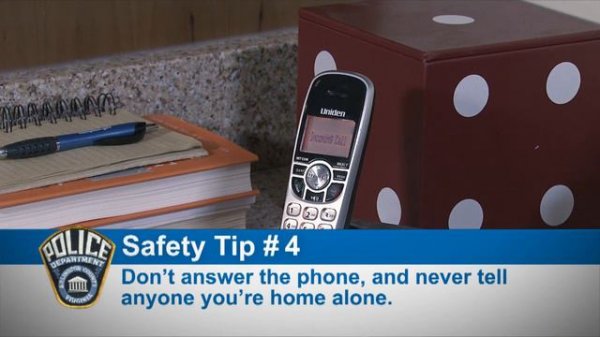 Police Safety Tips_ Kids Home Alone