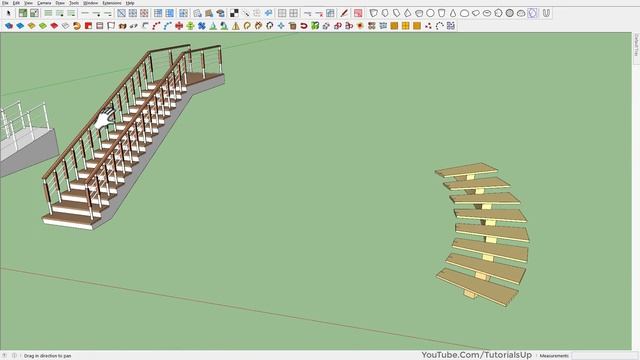 MAJ Rail New Plugin for SketchUp for Creating Railings смотреть онлайн