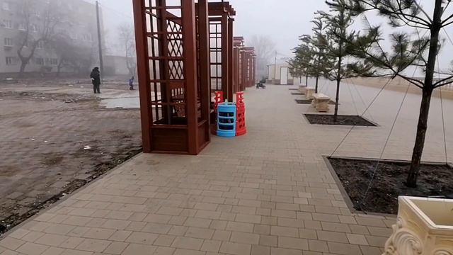 Приморско-Ахтарск. Набережная и море 27 января. смотреть онлайн