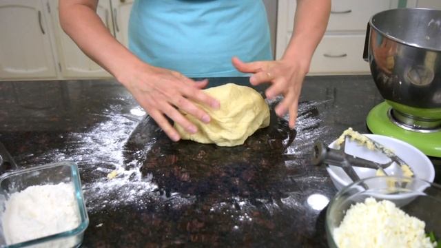 Easy Feta Cheese Bread | Быстрый Пирог с Сыром и Зеленью | Poğaça Tadında Peynirli Çörek Tarifi